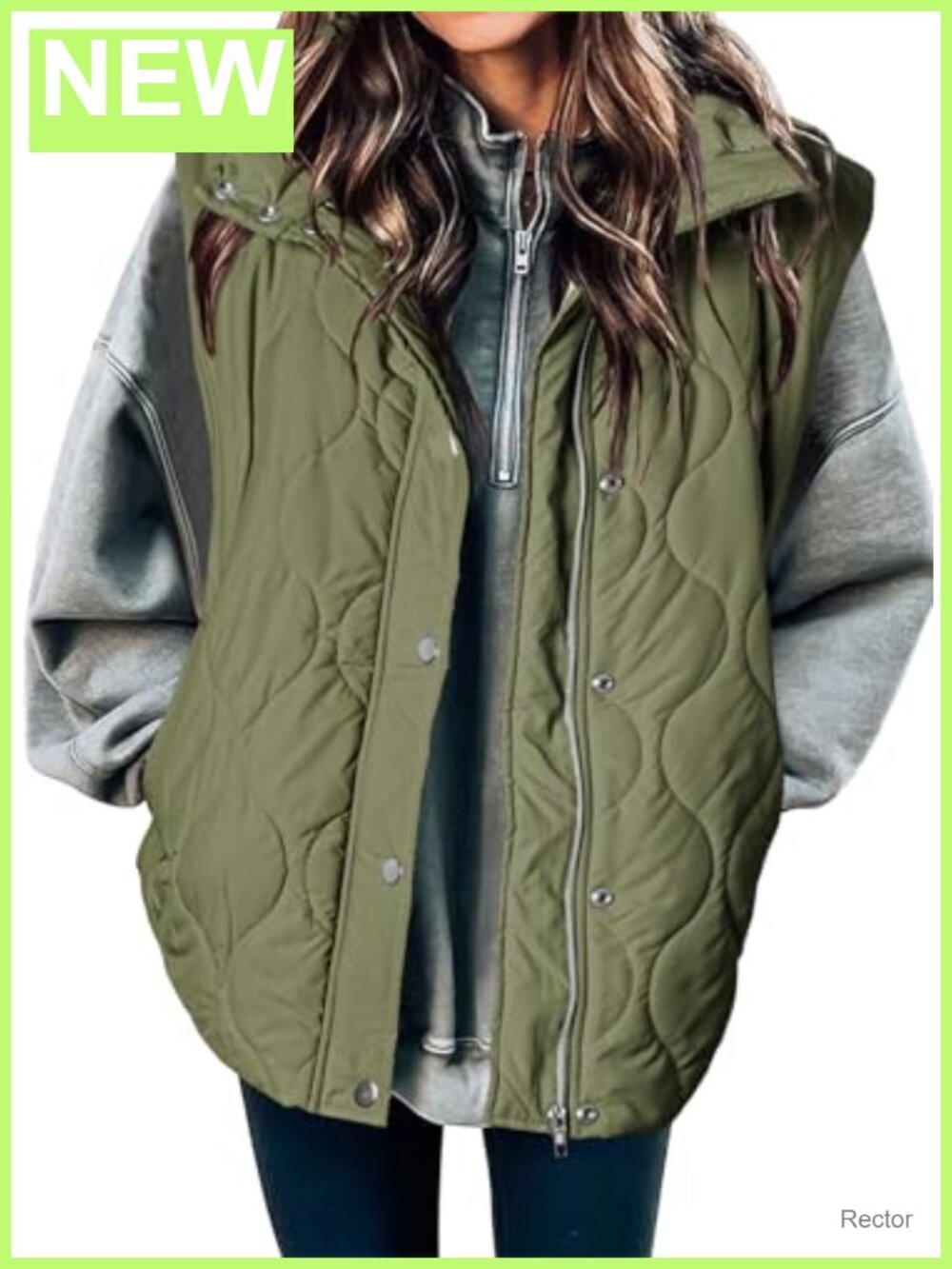 Women's Lightweight Cropped Quilted Puffer Vest Sleeveless Zip